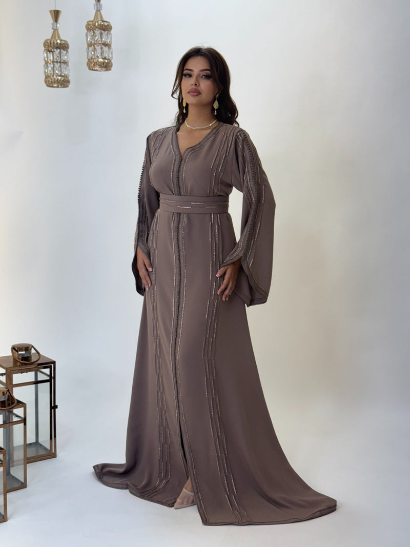 Caftan Malika Taupe