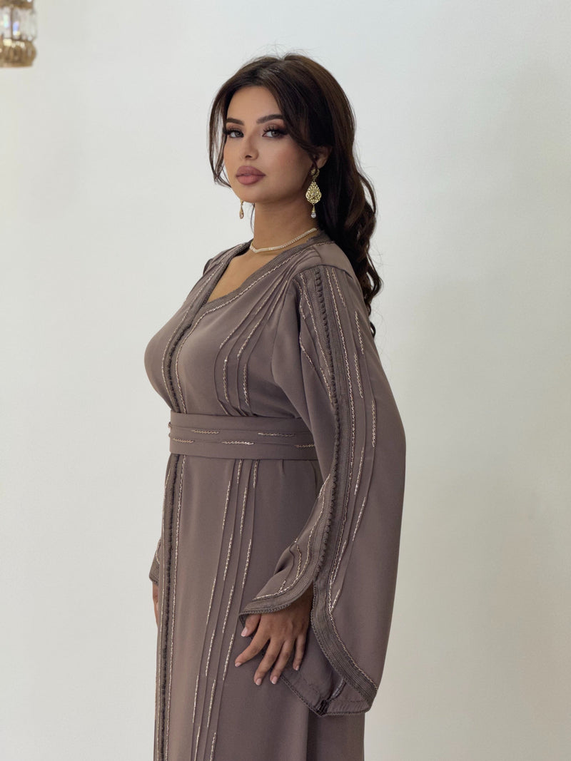 Caftan Malika Taupe