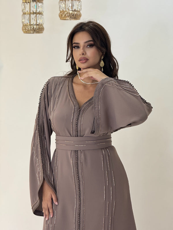 Caftan Malika Taupe