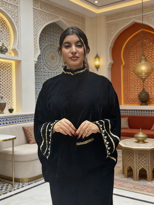 Ensemble 2 pièces  Velours 4 file